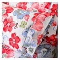 thumbnail image 3 of Ultra-Soft Microfiber Sheet Set - Double Brushed - Wrinkle and Stain Resistance - Fit 14 inches Deep Pocket - 6 Pieces Set (Full, Red Floral), 3 of 9
