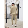 thumbnail image 3 of COOFANDY Men's Jogging Suits 2 Piece Set Quarter Zip Up Pullover Sweatshirt and Sweatpants Set with Pockets, 3 of 6