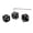 Black, variant on Yihuala Guitar Pedal Amplifier Pedal Bass Knobs Shaft Guitar Control Effect Part Replacement Shaped of Knobs