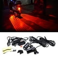 thumbnail image 3 of Car Auto Motorcycle Angel Wing LED Tail Lights  , Simple Installation - Red, 3 of 8