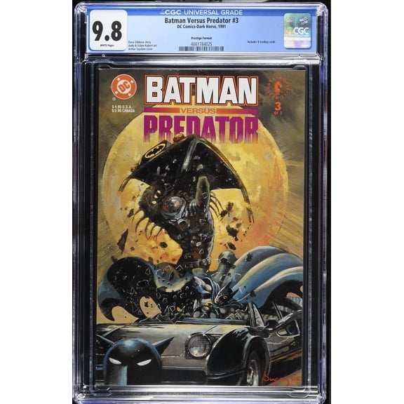 Batman Versus Predator #3 - CGC 9.8 Comic Book