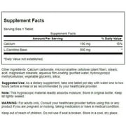 Swanson L-Carnitine Tablets, 500 mg, 100 Count