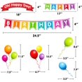 thumbnail image 2 of czcpp-Happy Birthday Bulletin Board Sets, Preschool & Kindergarten Classroom Decorations, Back to School Classroom Supplies, Cardstock Colorful Cutouts (Rainbow), 2 of 4
