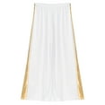 thumbnail image 4 of Hansber Kids Girls Wide-Leg Liturgical Palazzo Pants Celebration of Spirit Praise Dance Pants Baggy Trousers White 12, 4 of 7