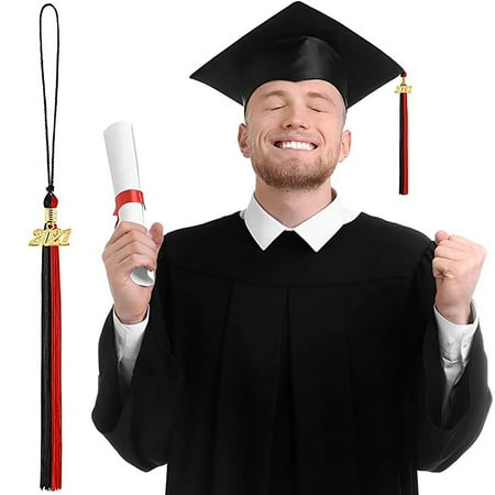 

Shpwfbe room decor Academic Graduation Tassel with Gold 2021 Year Charm Pendant for Graduate Cap
