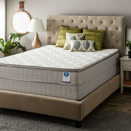 Pillow Top Cal King - Spring Air Value Collection Lakota Cal King-size Pillow Top Mattress Set - Brown/Beige