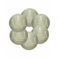 thumbnail image 7 of 13 Inch Round Placemats Set of 6, Chritsmas Tree Lights Non Slip Heat Insulation PP Table Mats, Sage Green Xmas New Year Holiday Washable Place Mats for Kitchen Dining Party Table Decor, 7 of 7