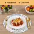 thumbnail image 4 of Coastal Starfish Round 13 Inch Placemats Set of 6, Ocean Multicolor Coral Shell Conch HeatResistant Non Slip Place Mats for Dining Table, Wipeable Braided Kitchen Table Mats for Housewarming, 4 of 9