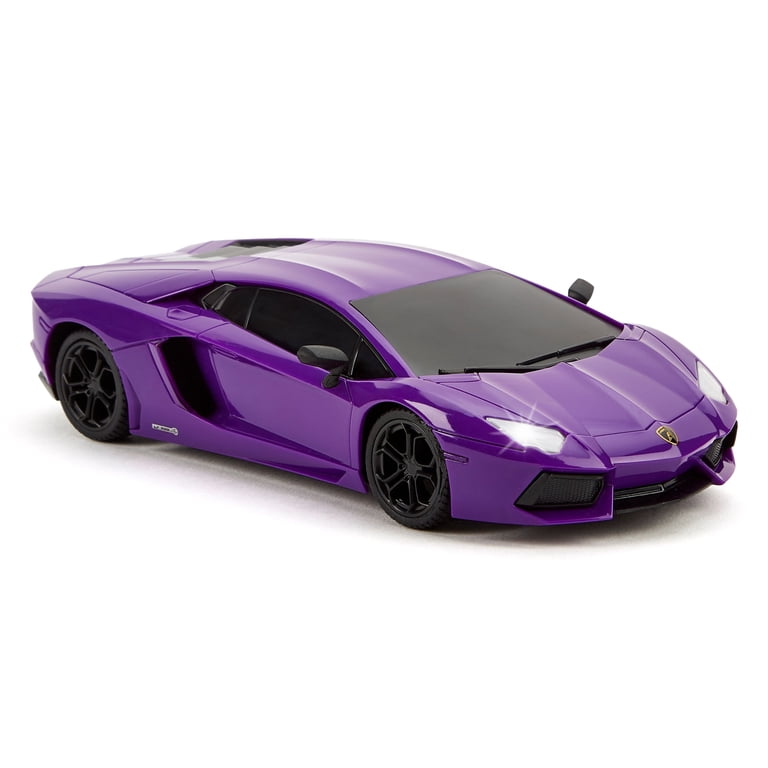 CMJ RC Cars: Lamborghini LP700-4 - Purple - 1:24 Scale, Remote