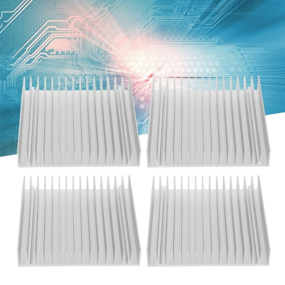 Hilitand 4Pcs Heat Sink Aluminum Heat Sink For Router Aluminum Cooling Heat Dissipation