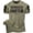 T-Shirt Military Green Branded, variant on GYMISH Lift Weights, Faster Cardio Workout T-Shirt for Men – Funny Gym Shirt, Motivational Fitness Tee, Military Green, Small