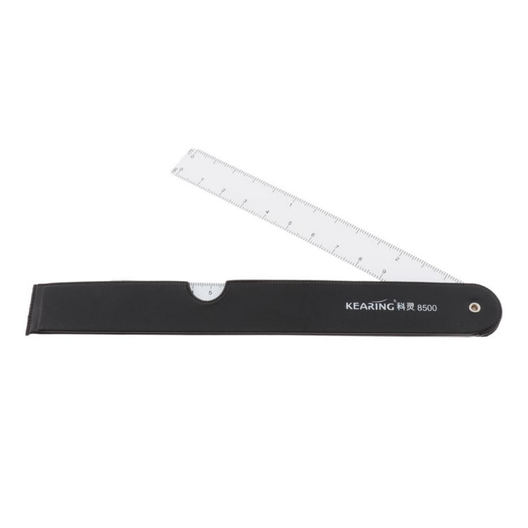 Wirlsweal Scale Ruler Clear Scale Print Long Lasting Transparent Triangle  Student Scale Rulers for Architects 