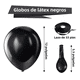 thumbnail image 2 of 100 Globos De 12 Pulgadas Ideal Para Fiestas De Cumpleaños Xtellar negro, 2 of 3