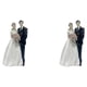 thumbnail image 2 of Cateissary Muñecos para decoración de pasteles, figurita de resina para novia y novio, soporte para manualidades de boda, pareja de aniversario, Escribe un 2Conjunto, 2 of 6