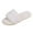 White, variant on Open Toe Slippers for Women Indoor, Solid Color Cozy Memory Foam Womens House Slippers , Comfy Soft Womens Bedroom Slippers Slide Breathable