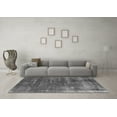 thumbnail image 3 of Ahgly Company Indoor Square Oriental Gray Industrial Area Rugs, 5' Square, 3 of 4