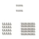 thumbnail image 2 of Inteprter Ganchos de pared Estante de almacenamiento Conveniente Amplia aplicación Heavy Duty Usable Keys Hangers Home Coats Hanging Decorativo Almacenamiento y organización del hogar Bronce 10 piezas, 2 of 6