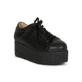 thumbnail image 1 of Women Glitter Encrusted Flatform Lace Up Sneakers 19672, 1 of 6
