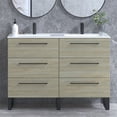 thumbnail image 3 of Randalco Denver 48" Modern Wood Bathroom Vanity with Sink in Toasted Oak/Black, 3 of 10