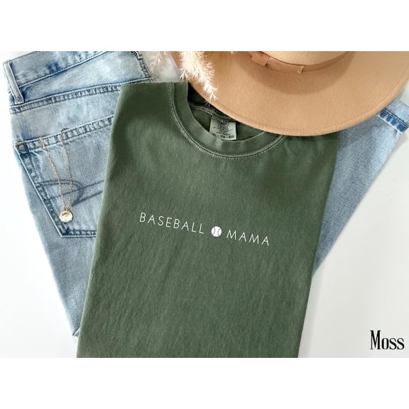 Women's Baseball Mama Tshirt For Game Day - Baseball Mom T-Shirt - Baseball Tee For Mother's Day Gift - Sports Mom Shirt