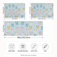 thumbnail image 2 of Yayeee Pillowcase King Size Set of 2 Satin Wrinkle Resistant Pillow Case, Cute Rabbits, 2 of 8