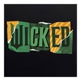 thumbnail image 3 of Playera Wicked para Dama, con Estampado de la Frase Wicked Negro Talla CH, 3 of 4