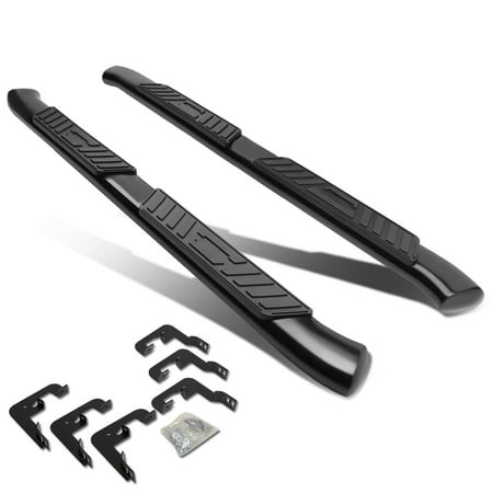 For 99-16 Chevy Silverado/GMC Sierra Extended Cab Carbon Steel 5" Curved Side Step Nerf Bar Running Board Left+Right 10 11 12 13 14 15