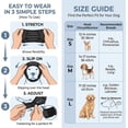 thumbnail image 2 of Dog Ear Muffs Noise Reduction Hood, Adjustable Waterproof Ear Protection Cover for Dogs, Calming Ear Wrap for Fireworks, Thunderstorms, Grooming, Bathing and Travel, S/M/L, 2 of 6