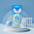 thumbnail image 2 of Cepillo de dientes eléctrico sónico en forma de U para niños y adultos, blanqueador dental, carga USB, temporizador inteligente de 360 grados, cabezal de cepillo de dientes de silicona, 2 of 5