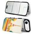 thumbnail image 6 of Wallet Case For Apple iPhone Air / 17 Pro / 17 Pro Max Series with Card Holder, PU Leather Kickstand Card Slots Screen Protector Included For iPhone 17 Series, Paris Pride Eiffel Tower, 6 of 8