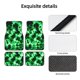 thumbnail image 4 of Balery Green Tie Dye Juego de 4 Alfombrillas para Auto, Revestimientos de Caucho Resistente, Diseño Antideslizante, 4 of 7