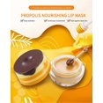 thumbnail image 3 of Bee Balm Lip Balm Honey Pot, Honey & Strawberry Lip Mask Propolis Moisturizing Lip Balm Nourishing Anti-wrinkle, 3 of 5