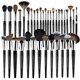 thumbnail image 1 of Set de brochas de maquillaje Bueart Design, 36 unidades, cabello natural con soporte, 1 of 8