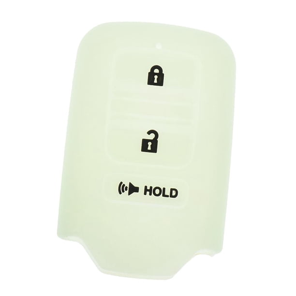 Nuevo Keyless Remote Key Car Fob Funda Chaqueta de Piel de 3Btn para , , XR V Luminoso shamjiam Cubierta protectora de silicona clave