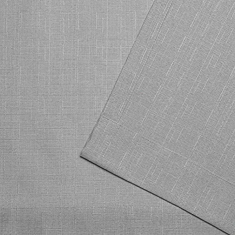 Exclusive Home Loha Tuxedo Tab Top Curtain Panel Pair, 54"x84", Dove Grey