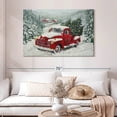 thumbnail image 2 of Elephant Stock Vintage Christmas Wall Art - Horizontal Canvas Wall Art - Living Room Wall Decor - Holiday Canvas - Gray And Brown Decor - 48" x 32", 2 of 8