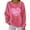 Hot Pink E, variant on Stamzod Fall Tops for Women 2025 Fashion Heart Printed Long Sleeve Valentines Sweatshirts Womens Loose Casual Crewneck Sweatshirt Red M
