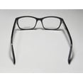 thumbnail image 5 of NEW VERA WANG LUXE JACQUETTE WOMENS/LADIES RECTANGULAR FULL-RIM BLACK FRAME DEMO LENSES 52-16-135 FLEXIBLE HINGES EYEGLASSES/EYEGLASS FRAME, 5 of 9