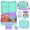 Green with Bag, variant on Bento Lunch Box Set for Kids with 9.5oz Soup Thermo Leak-Proof Lunch Food Container with Insulated Hot Food Jar for Kid Toddler Girls Boys Teens to School,Travel
