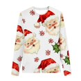 thumbnail image 4 of Birdeem Ensemble de Costume de Noël pour Enfants, Chemise Imprimée à Manches Longues, Col Rond, Pantalon à Taille Élastique, 4 of 6