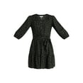 thumbnail image 4 of Time and Tru Women's Poplin Shirt Dress with Long Sleeves, Sizes XS-XXXL, 4 of 4
