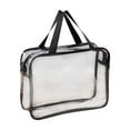 thumbnail image 3 of 2 Pcs Toy Storage Bags Large Clear Board Game Containers Zipper Pouches Waterproof Travel Organizer for Building Blocks Puzzles Books Orange, 3 of 3