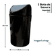 thumbnail image 2 of Bote De Basura Chico 20l Plástico Cesto Con Tapa Xtellar negro, 2 of 3