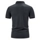 thumbnail image 4 of pstuiky camisetas para hombre, Camiseta informal de manga corta con cuello de solapa y botones lisos para hombre camisas casuales para hombre s, 4 of 8