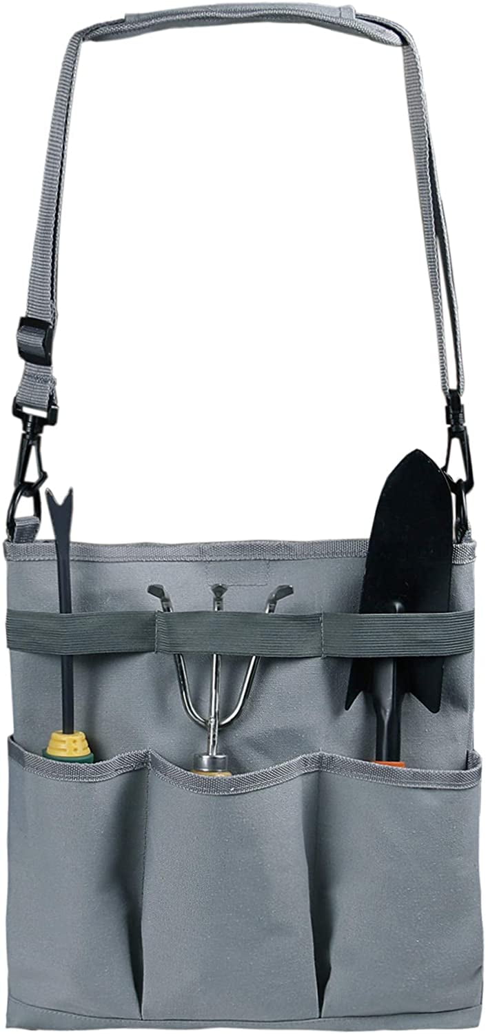 Garden Tool Sling Bag, Tool Storage Bag With 4 Pockets And Shoulder Belt,  Home Organizer For Indoor And Outdoor Gardening Storage Bag 