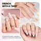 thumbnail image 5 of Kit de manicura Beetles French Manicure White Nude Pink Gel, 5 of 7