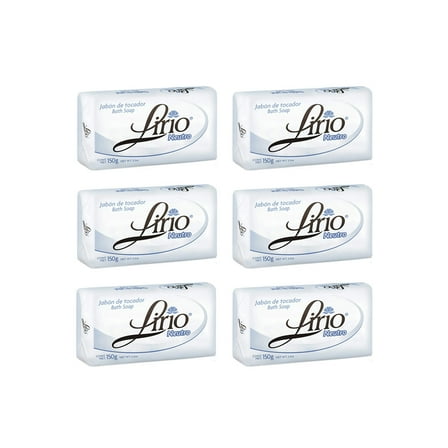 Lirio Neutro Bar Soap. Neutral Base, Anti-Acne and Eczema Treatment Soap. Mild Scent, No Harsh Chemicals. 5.3 oz. Pack of 6