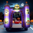 thumbnail image 1 of Castillo embrujado inflable ZPISF para decoración de Halloween, 1,7 m, 1 of 7