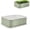 Mist Green, variant on Epic Gardening 6-in-1 Medium Modular Galvanized Raised Garden Bed Kit - 15" Tall, Food-Safe, Slate Grey