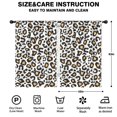 thumbnail image 2 of Blackout Kids Curtains,Black and Yellow Of Leopard Print Childrens Insulated Curtains Set Of 2,Bedroom Essentials,Toddler Room Decor 42"x63", 2 of 5
